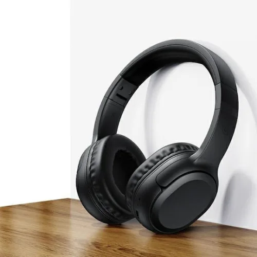 USAMS headphones YG23, ασύρματα & ενσύρματα, Φ40mm, 300mAh, μαύρα