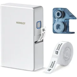 NIIMBOT smart θερμικός εκτυπωτής ετικετών B18, 203dpi, Bluetooth, λευκός