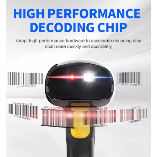 GTCODESTAR barcode scanner X-760H, 1D & 2D, ενσύρματο, μαύρο