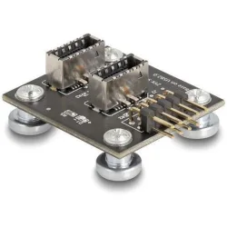 DELOCK αντάπτορας USB 2.0 Pin σε 2x USB Type-E Key A 67176 με USB pin καλώδιο
