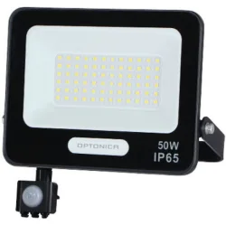 OPTONICA LED προβολέας 15857 με αισθητήρα κίνησης, 50W, 6000K, IP65