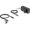 DELOCK USB hub 64248 με διακόπτες, 5x θυρών, 5Gbps, USB/USB-C σύνδεση, γκρι