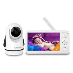 HELLOBABY ενδοεπικοινωνία μωρού HB6364 με κάμερα & οθόνη 6