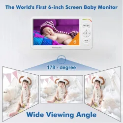 HELLOBABY ενδοεπικοινωνία μωρού HB6364 με κάμερα & οθόνη 6