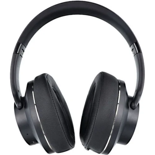DOQAUS headphones DESIGN 1, ασύρματα & ενσύρματα, Φ40mm, 600mAh, μαύρα