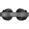DOQAUS headphones DESIGN 1, ασύρματα & ενσύρματα, Φ40mm, 600mAh, μαύρα