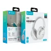 CELEBRAT headphones A40, ασύρματα & ενσύρματα, 40mm, 250mAh, λευκά