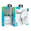 CELEBRAT headphones A40, ασύρματα & ενσύρματα, 40mm, 250mAh, λευκά
