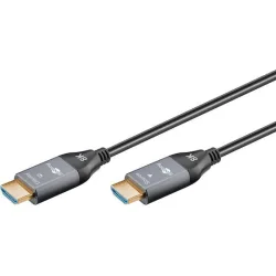 GOOBAY καλώδιο HDMI 2.1 76274 με Ethernet, AOC, 8K/60Hz, 48 Gbps, 10m, μαύρο