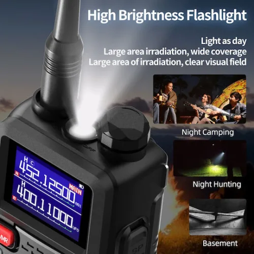 BAOFENG ασύρματος πομποδέκτης UV-5RH, VHF/UHF, 10W, μαύρος
