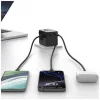USAMS φορτιστής/αντάπτορας πρίζας CC309, USB & 2x USB-C, universal, 25W, μαύρος