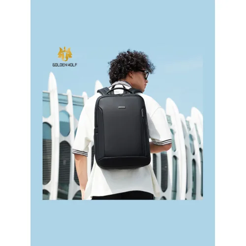 GOLDEN WOLF τσάντα πλάτης GB00731 με θήκη laptop 15.6