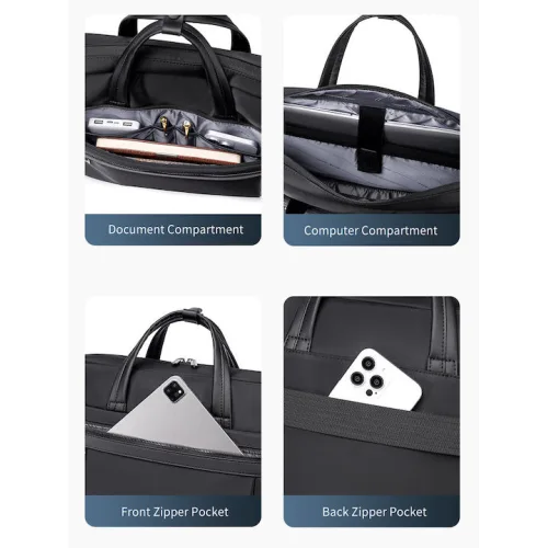 ARCTIC HUNTER τσάντα ώμου GWB00849 με θήκη laptop 15.6