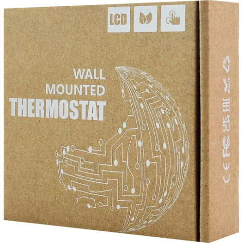 Smart θερμοστάτης αερίου BHT-800WM-GCLW, WiFi, επιτοίχιος, λευκός