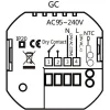 Smart θερμοστάτης αερίου BHT-15GCLW, WiFi, χωνευτός, μαύρος