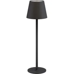 GOOBAY επιτραπέζιο φωτιστικό 77673, 3000K, dimmable, επαναφορτιζόμενο, μαύρο