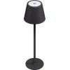 GOOBAY επιτραπέζιο φωτιστικό 77673, 3000K, dimmable, επαναφορτιζόμενο, μαύρο