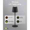 GOOBAY επιτραπέζιο φωτιστικό 77673, 3000K, dimmable, επαναφορτιζόμενο, μαύρο