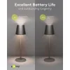 GOOBAY επιτραπέζιο φωτιστικό 77673, 3000K, dimmable, επαναφορτιζόμενο, μαύρο