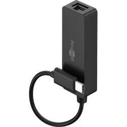 GOOBAY αντάπτορας δικτύου 76579, USB-C, 1000Mbps Ethernet, μαύρος