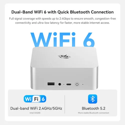 BEELINK mini PC EQi13 Pro, Intel i5-13500H, 32GB, 500GB M.2, Windows 11 Pro