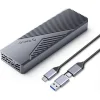 ORICO θήκη για M.2 NVME SSD CNM2-G20, 20Gbps, γκρι