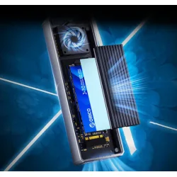 ORICO θήκη για M.2 NVME SSD CNM2-G20, 20Gbps, γκρι