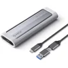 ORICO θήκη για M.2 NVME/NGFF SSD AXM2S-G2, 10Gbps, tool free, γκρι