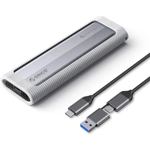 ORICO θήκη για M.2 NVME/NGFF SSD AXM2S-G2, 10Gbps, tool free, γκρι
