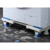 Βάση λευκών συσκευών TOOL-0066 με ρόδες, ρυθμιζόμενη, max 600kg, γκρι