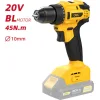DELI δράπανο μπαταρίας DC120Z, Brushless, 20V, 45N.m