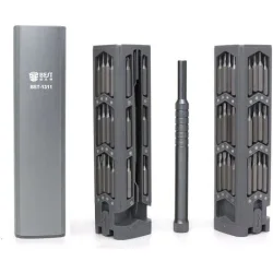 BEST σετ κατσαβίδι ακριβείας BST-1311 με 42 μύτες, με θήκη, 45τμχ