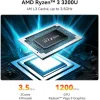 BEELINK mini PC SER3, AMD Ryzen 3 3200U, 8GB, 480GB M.2, Windows 11 Pro