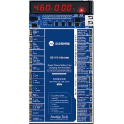 SUNSHINE tester μπαταριών SS-916 Ultra για Apple & Android smartphone, V3.0