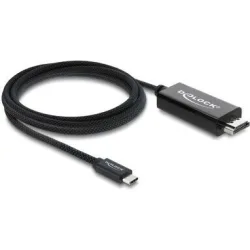 DELOCK καλώδιο USB-C σε HDMI 81704, 4K/60Hz, 2m, μαύρο