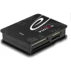 DELOCK card reader 91007 για Micro SD/SD/CF/MS/xD/M2, μαύρο