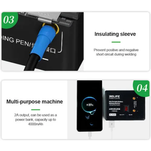 RELIFE ηλεκτροπόντα μπαταριών RL-936W, 8 επίπεδα, 4000mAh