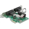 DELOCK κάρτα επέκτασης PCIe σε 2x RS-232 90007, 921.6Kbps