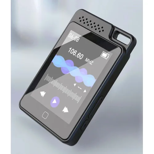 Ruizu C1 MP3 Player (64GB) με Οθόνη Αφής 2.4" Μαύρο