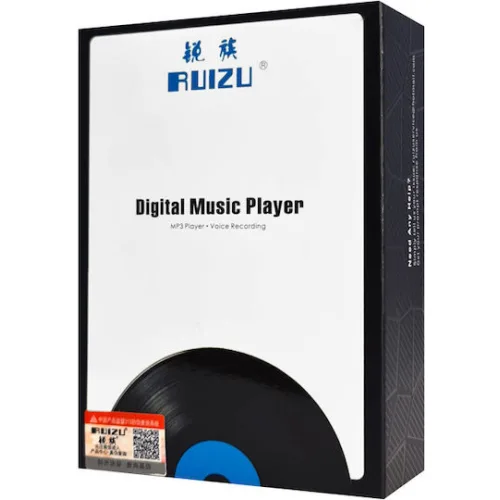 Ruizu C1 MP3 Player (64GB) με Οθόνη Αφής 2.4" Μαύρο