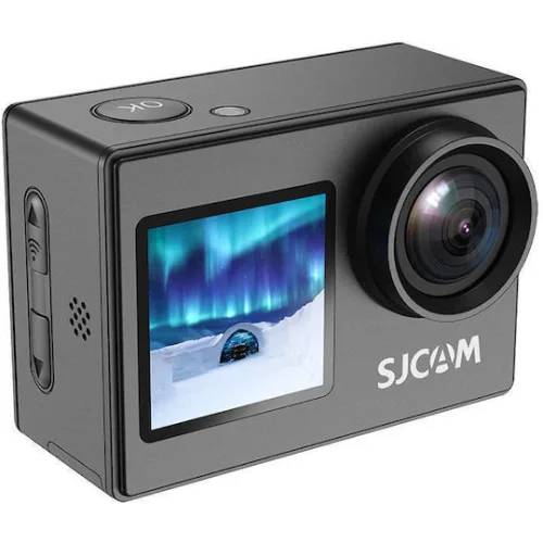 SJCAM SJ4000 Dual Screen Action Camera Full HD (1080p) Υποβρύχια (με Θήκη) Standard με Οθόνη 1.5" και Wi-Fi Μαύρη