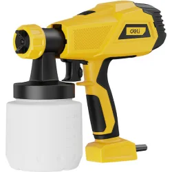 DELI ηλεκτρικό πιστόλι βαφής DC090 με δοχείο 800ml, 450W