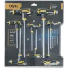 DELI σετ κλειδιά Allen DL233108, τύπου Ταφ, 2-10mm, Cr-V, 8τμχ