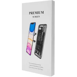 TW INCELL LCD ILCD-007 για iPhone 7, camera-sensor ring, earmesh, μαύρη