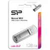 SILICON POWER USB Flash Drive Marvel M02, 128GB, USB 3.2, γκρι