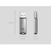 SILICON POWER USB Flash Drive Marvel M02, 128GB, USB 3.2, γκρι