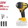 DELI κρουστικό μπουλονόκλειδο μπαταρίας DC234Z, Brushless, 20V, 850N.m, 1/2