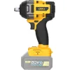 DELI κρουστικό μπουλονόκλειδο μπαταρίας DC234Z, Brushless, 20V, 850N.m, 1/2