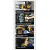DELI κρουστικό μπουλονόκλειδο μπαταρίας DC234Z, Brushless, 20V, 850N.m, 1/2