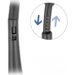 DELOCK headphones με μικρόφωνο 27178, stereo, USB, volume control, μαύρα